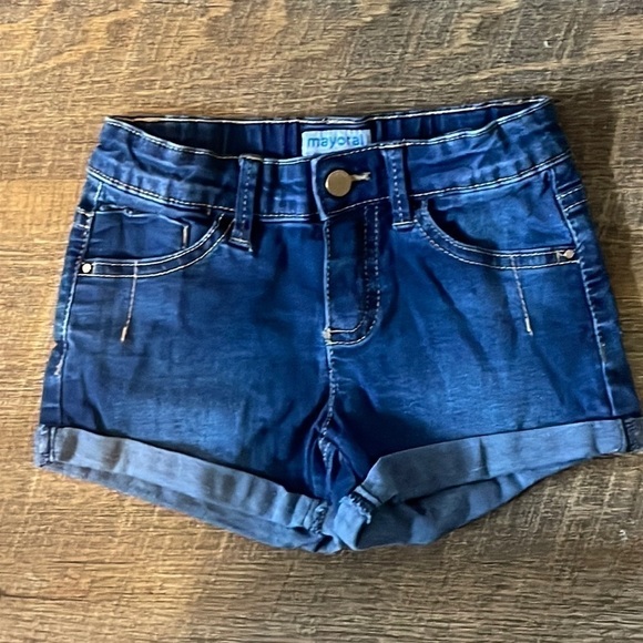 Mayoral Other - Mayoral Girl’s Denim Shorts Adjustable Waist Size 3 98cm